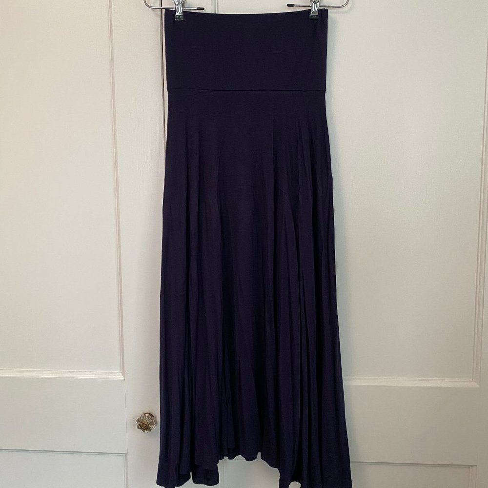 Strapless Knit Midi Dress